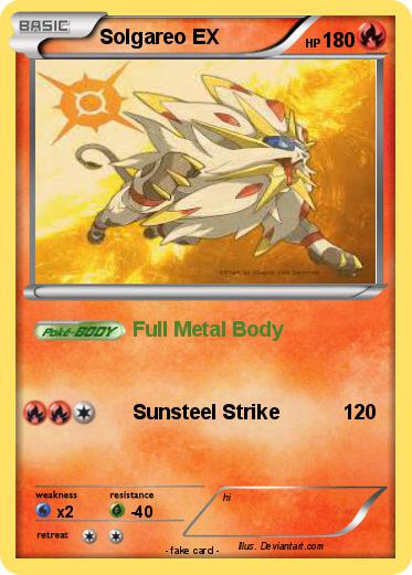 Pokemon Solgareo EX