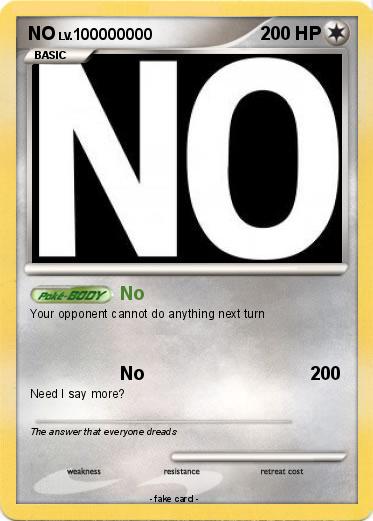 Pokemon NO