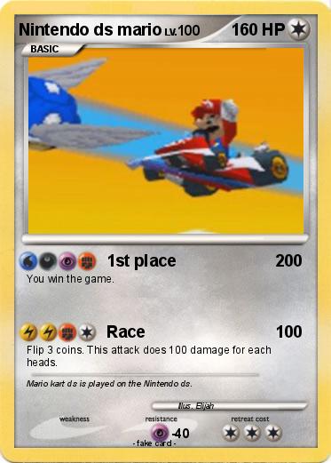 Pokemon Nintendo ds mario