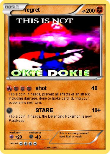 Pokemon regret