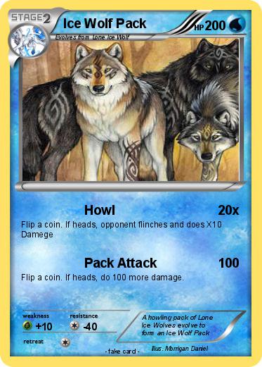 Pokemon Ice Wolf Pack