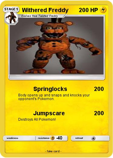 Pokemon Withered Freddy