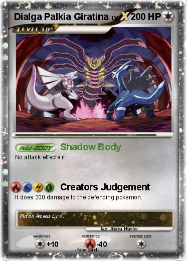 Pokemon Dialga Palkia Giratina