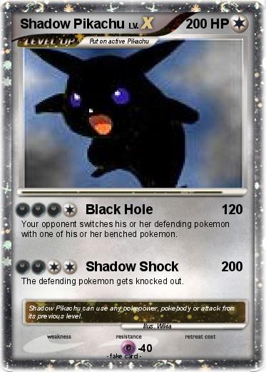 Pokemon Shadow Pikachu