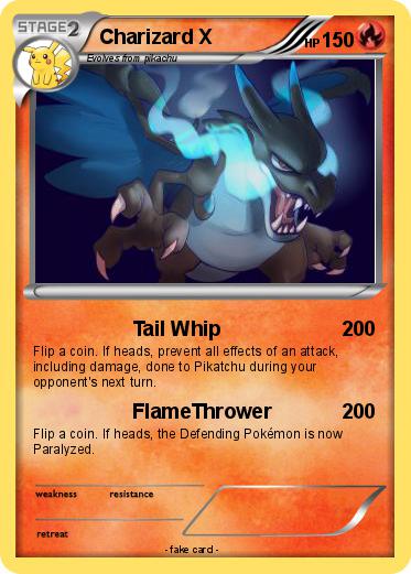 Pokemon Charizard X