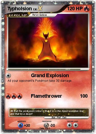 Pokemon Typholsion