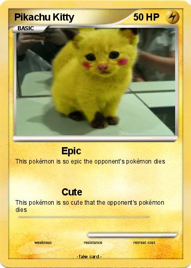 Pokemon Pikachu Kitty