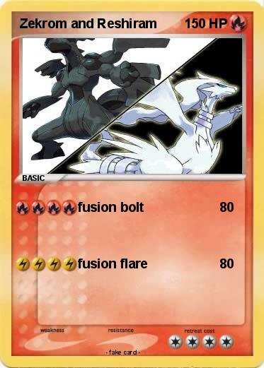Pokemon Zekrom and Reshiram