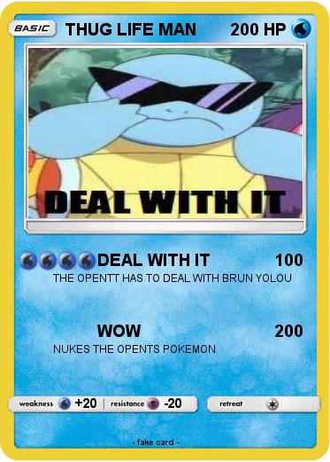 Pokemon THUG LIFE MAN