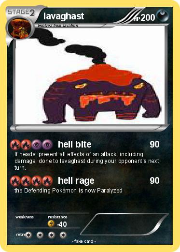 Pokemon lavaghast