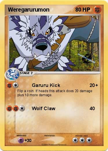 Pokemon Weregarurumon