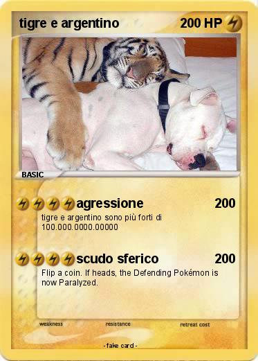 Pokemon tigre e argentino