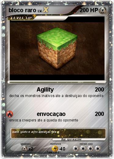 Pokemon bloco raro