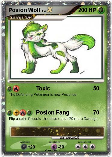 Pokemon Posion Wolf