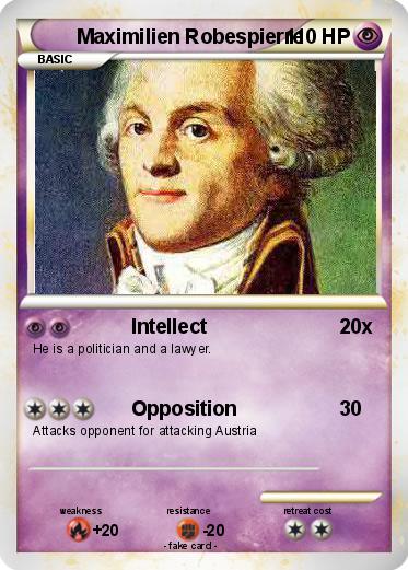 Pokemon Maximilien Robespierre
