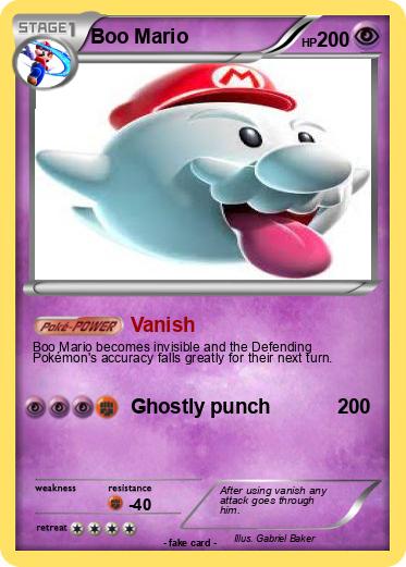 Pokemon Boo Mario