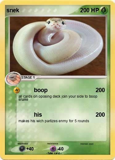 Pokemon snek