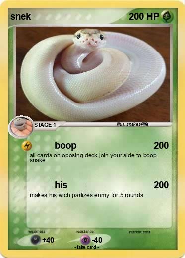 Pokemon snek
