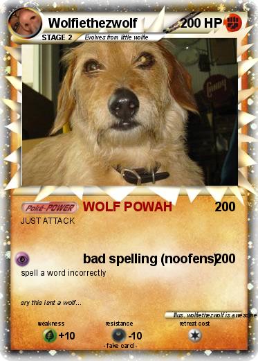 Pokemon Wolfiethezwolf