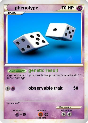Pokemon phenotype
