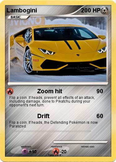 Pokemon Lambogini