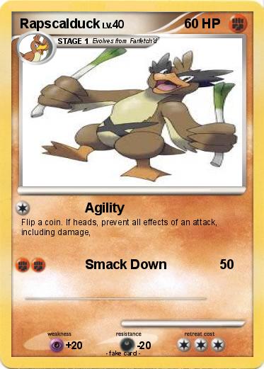 Pokemon Rapscalduck