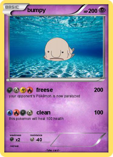 Pokemon bumpy