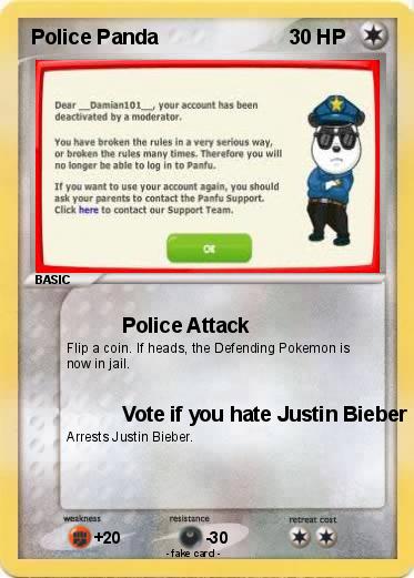 Pokemon Police Panda