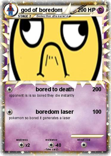 Pokemon god of boredom