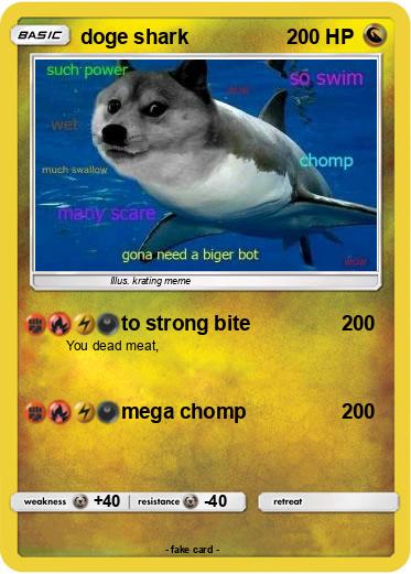 Pokemon doge shark