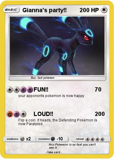 Pokemon Gianna's party!!