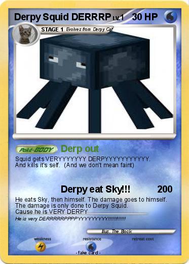 Pokemon Derpy Squid DERRRP