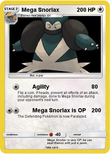 Pokemon Mega Snorlax