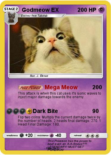 Pokemon Godmeow EX