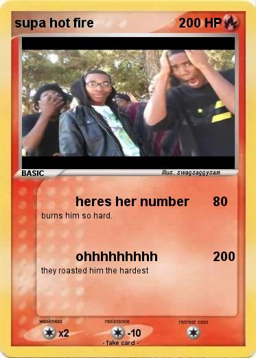 Pokemon supa hot fire