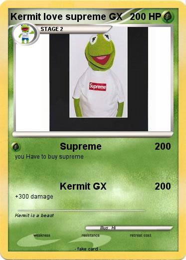 Pokemon Kermit love supreme GX