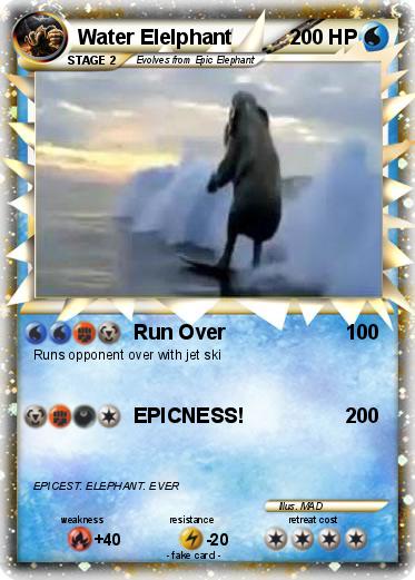 Pokemon Water Elelphant