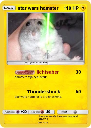 Pokemon star wars hamster