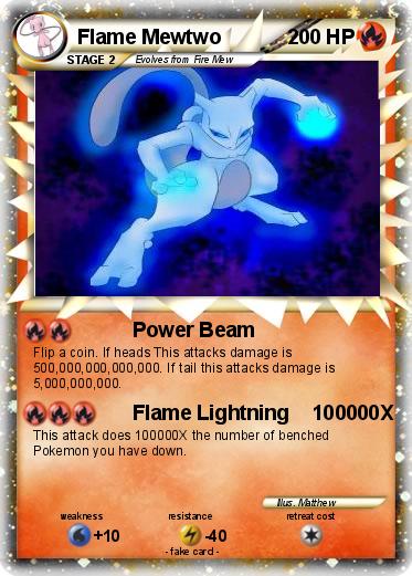 Pokemon Flame Mewtwo