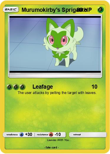 Pokemon Murumokirby's Sprigatito