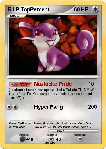 Pokemon R.I.P TopPercent...