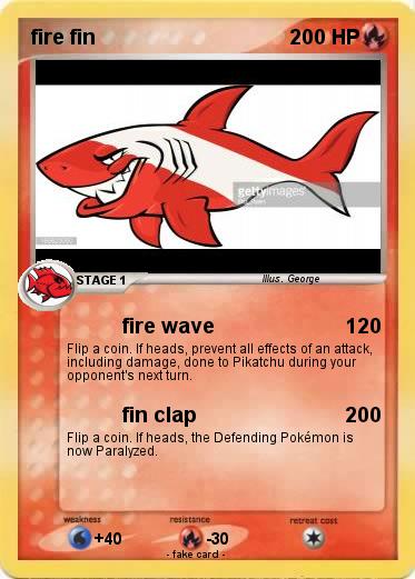 Pokemon fire fin