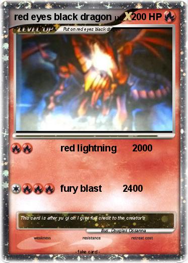 Pokemon red eyes black dragon