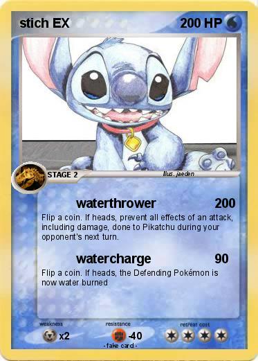 Pokemon stich EX