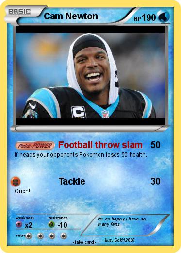 Pokemon Cam Newton
