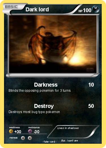 Pokemon Dark lord