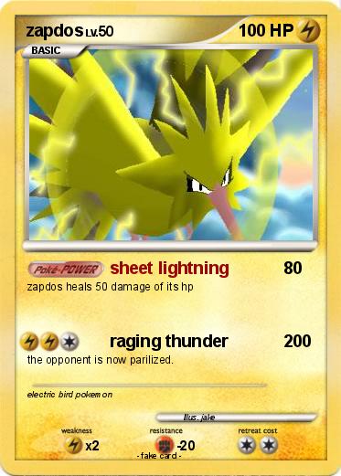Pokemon zapdos