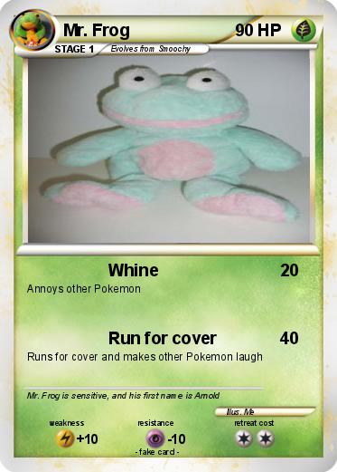 Pokemon Mr. Frog