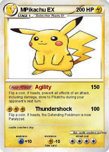 Pokemon MPikachu EX