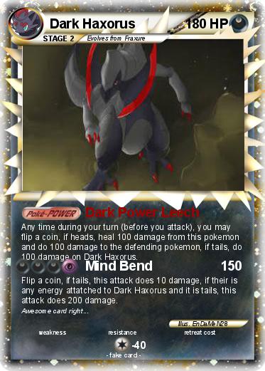 Pokemon Dark Haxorus